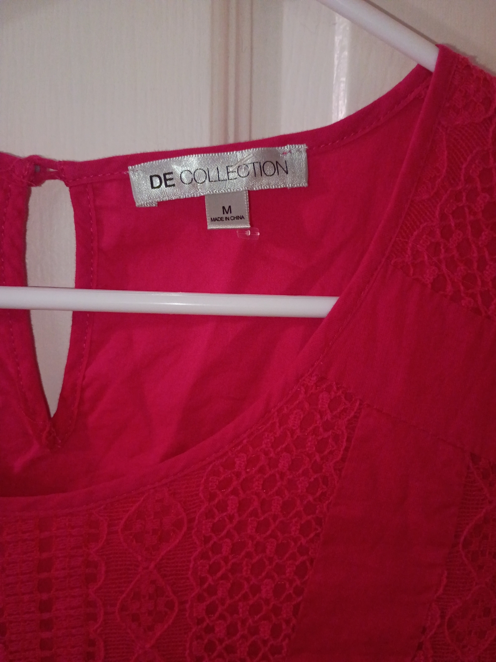 SD Collection Women's Midi Dress in Bright Pink